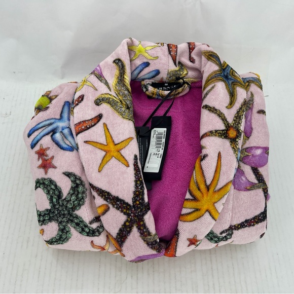 Versace Pink Starfish Patterned Robe - Picture 4 of 5